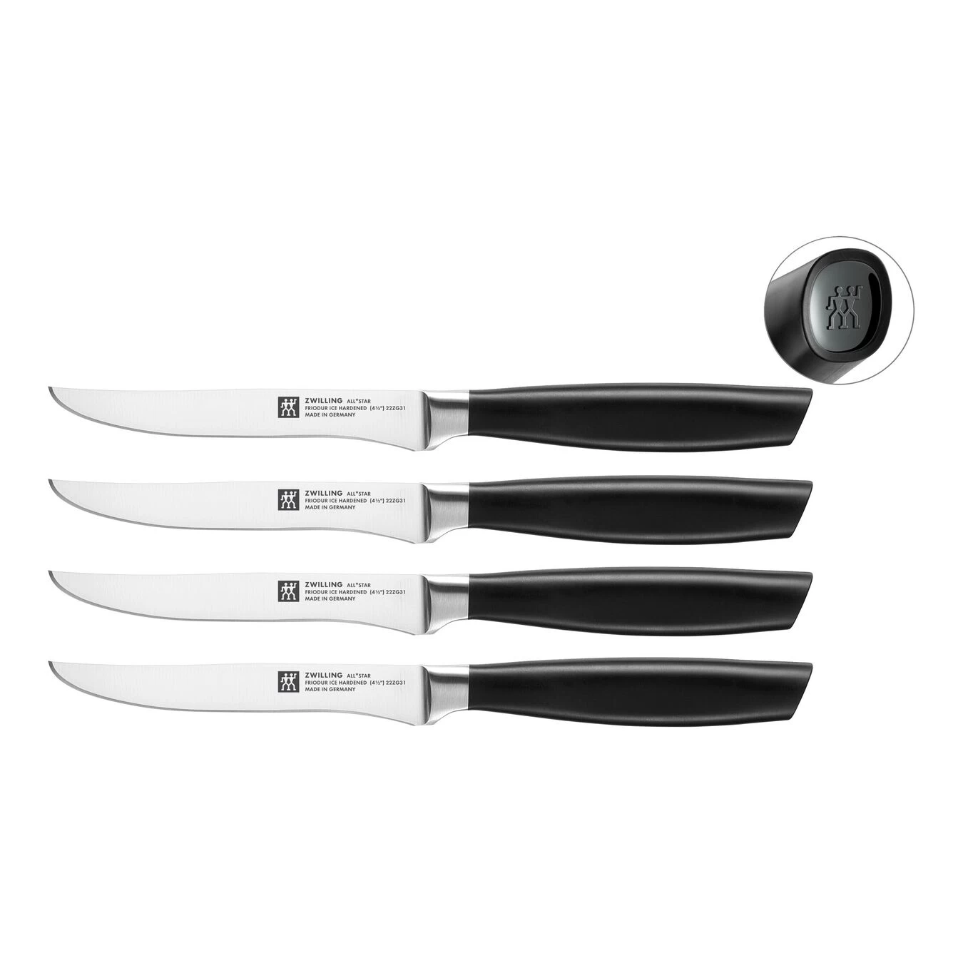 Zwilling Juego De Chuleteros 4-pzs, Negro 3 Zwilling Juego De Chuleteros 4-pzs, Negro